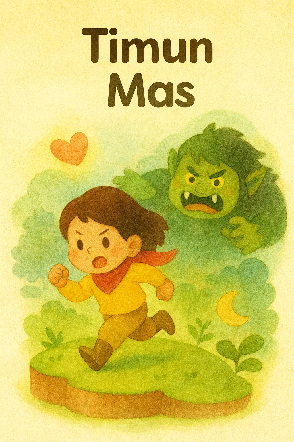 Illustration for Timun Mas Adventure story